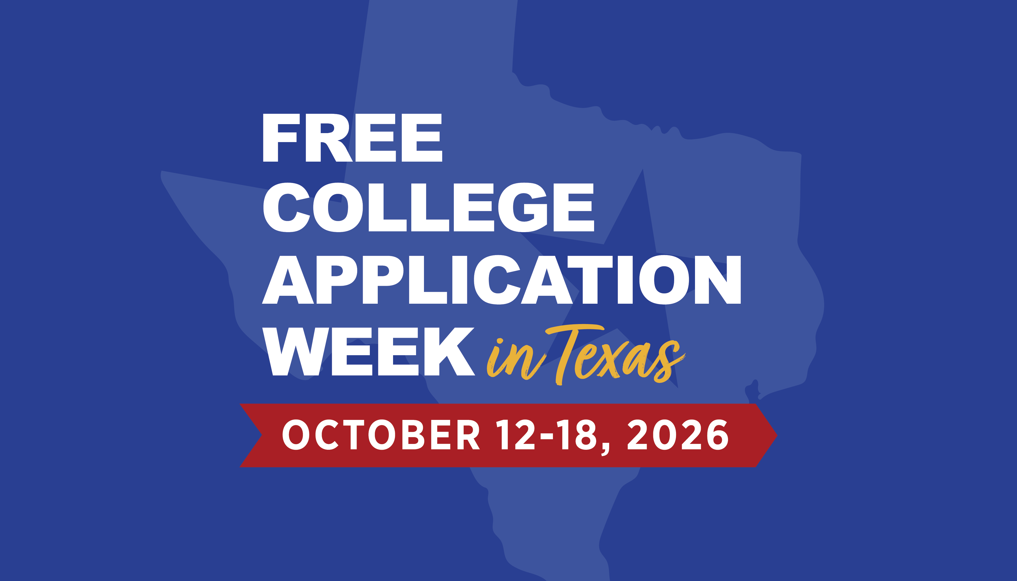 Free Application Week in Texas Calendar image